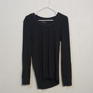 Eddie Bauer Charcoal Long Sleeve Top
